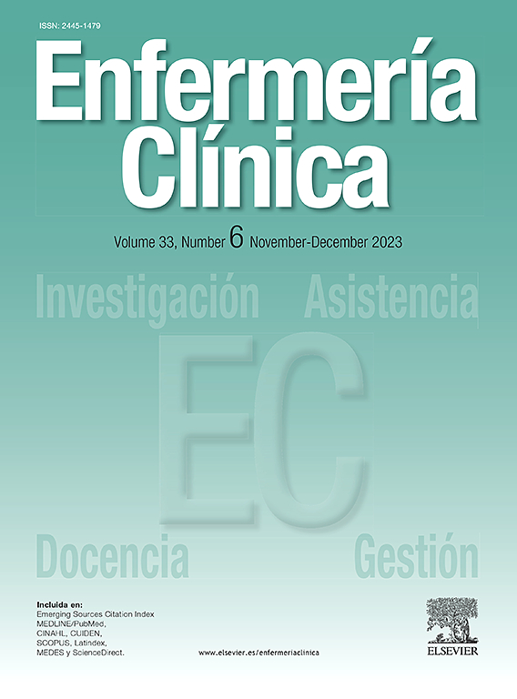 Go to journal home page - Enfermería Clínica (English Edition)